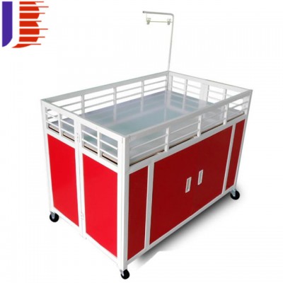 Folding Promotion Vehicle Promotion Cart Table Desk Stand for Supermarket Cargo Container