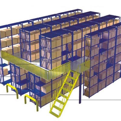 Guangzhou Warehouse Rack Supported Steel Mezzanine Floor System Multi-level Shelf