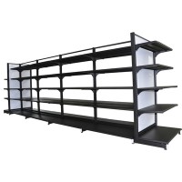 ISO Approved Gondola Metal Rack Supermarket Shelf